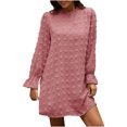 thumbnail image 1 of Vestido de Bola de Pelo de Manga Larga Para Primavera Y Otoño de Princesa de Color Sólido Para Mujer Odeerbi ODB115782, 1 of 5