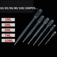 thumbnail image 1 of 1/3/5/7/10ml Disposable Plastic Transfer Pipettes, Precise Dropper Suitable for Essential Oils Deployment,Science Laboratory, DIY Art, 1 of 8