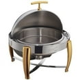 thumbnail image 2 of Winco Round Food Pan, 602-FP, Stainless Steel, For 6 Qt. 103A, 103B, & 602 Chafers, 6 Quarts | 1/Each, 2 of 3
