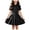 Black, variant on JUMEYU Little Girls Solid Color Long Sleeve A-Line School Dress Casual Uniform Dresses 7T 8T (Navy,7-8 Years)