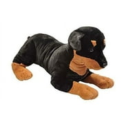 Plush Cuddlekins Jumbo Laying Rottweiler 30 Inch Puppy Dog