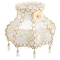 thumbnail image 1 of GOOHOCHY Sala de lámpara de estilo europeo Tasel Bead Lamp Shade E27 Decoración de la lámpara de arte de tela, 1 of 7