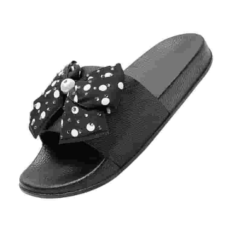 【23.65】25SS★ POLKA3 S/S SLIPPERS Summer Savings! Zpanxa Slippers for Women New Large Size Bow