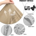 thumbnail image 6 of TSOVTHRID Beagle Dog Black Print 4 Pieces Gaming Chair Covers Slipcovers Non-Slip Gamer Chair Cover Stretchable Rotating Armchair Covers with Armrest Covers for Study or Bedroom, 6 of 7