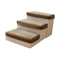 thumbnail image 4 of Almencla Dog Ramps Steps 3 Step Cats Comfortable Small Pets Dog Stairs for Small Dogs Cyan color, 4 of 8