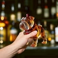 thumbnail image 3 of Funny French Whiskey Bottle – 3D Engraved Dog-Shaped Glass & Unique Wine Decanter, Cool Gift for Men, 3 of 4