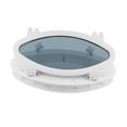 thumbnail image 4 of 400x200mm ( 15 X 8 inch) Boat Oval Porthole Window with White Hole &, 4 of 6