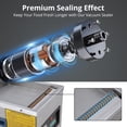 thumbnail image 3 of Chamber Vacuum Sealer Machine DZ-260C Commercial Kitchen Food Chamber Vacuum Sealer, 180W-320W 6.5 m³/h Pump Rate, Premium Chamber Vacuum Sealer for Professional and Home Use, 3 of 7