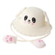 thumbnail image 2 of Sombrero de verano para niños, gorras de bebé, gorra panamá portátil para playa, sombrero de conejo para bebé blanco, 2 of 9