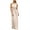 Apricot, variant on FYMNSI Women Transformer Evening Long Prom Dress Infinity Floor Length Dresses for Bridesmaids Multiway Wrap Convertible Dresses White M