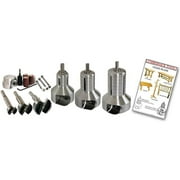 Lumberjack Tools PSK3 3-Size Pro Series Master Kit (1, 1-1/2, 2 Tenon Cutters and Forstner Bits)
