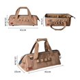 thumbnail image 3 of Camping Tool Bag Large Capacity Wide Mouth Storage Tool Bag Water Resistant Gear Bag,Camouflage,DUBUNS, 3 of 5