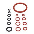 thumbnail image 1 of Coffee Machine Silicone O Loop Seal Kit, Coffee Machine Large and Small Seal Gaskets Replacement Part for Coffee Machine, Coffee Maker O Rings Seals Maintenance Set Black and Red, 1 of 7