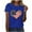 Blue#1, variant on Fartey Women's American Flag Heart Shirts Cute Graphic Tees 4th of July Patriotic Tshirts Independence Day Short Sleeve Crew Neck Tops Dressy Casual Festival T Shirt White M