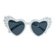 thumbnail image 4 of Gafas de sol para mujer, creativas gafas de sol tipo ojo de gato para vacaciones, conciertos, invierno. blanco gris, 4 of 9