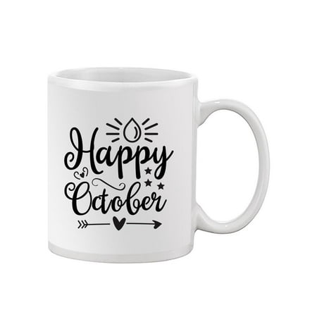 

Happy October! Mug - Image by Shutterstock