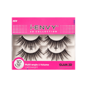 KISS i-ENVY 3D Collection Fake Eyelashes, Double-Pack 04, 2 Pairs