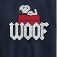 thumbnail image 3 of Peanuts - Woof Snoopy - Toddler And Youth Crewneck Fleece Sweatshirt, 3 of 6