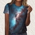 thumbnail image 2 of Fewfanhot Womens T Shirts 3D Print Round Neck Short Sleeved Fashion Summer T-Shirt, 2 of 5