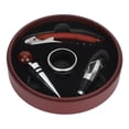 thumbnail image 3 of Juego de 4 abridores de botellas de vino multifuncionales, sacacorchos, vertedor de vino y caja de regalo., 3 of 14