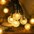 thumbnail image 2 of Luces Solares para Exterior, Focos de Burbujas Impermeables, Guirnalda de Luces Solares, 8 Modos de lluminación, Lámparas DecorativasColor6,5 metros, 2 of 5