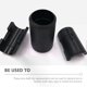 thumbnail image 4 of 60Pcs Plastic Bamboo Node Tube Clips Wire Shelf Fixing Clamps Shelf Support Brackets ABS Material Durable Wire Shelving Clips, 4 of 5