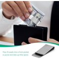 thumbnail image 5 of 20Pack Stainless Steel Money Clip Silver Slim Cash Clip for Men, Credit Card Holder Metal Money Clips Minimalist Pocket Cash Wallet, 5 of 7