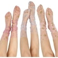 thumbnail image 2 of Dalrosia Women Girls Lace Socks Sheer Loose Socks Decorated Mesh Tulle Socks Transparent See Through Lace Slouch Socks, 2 of 6