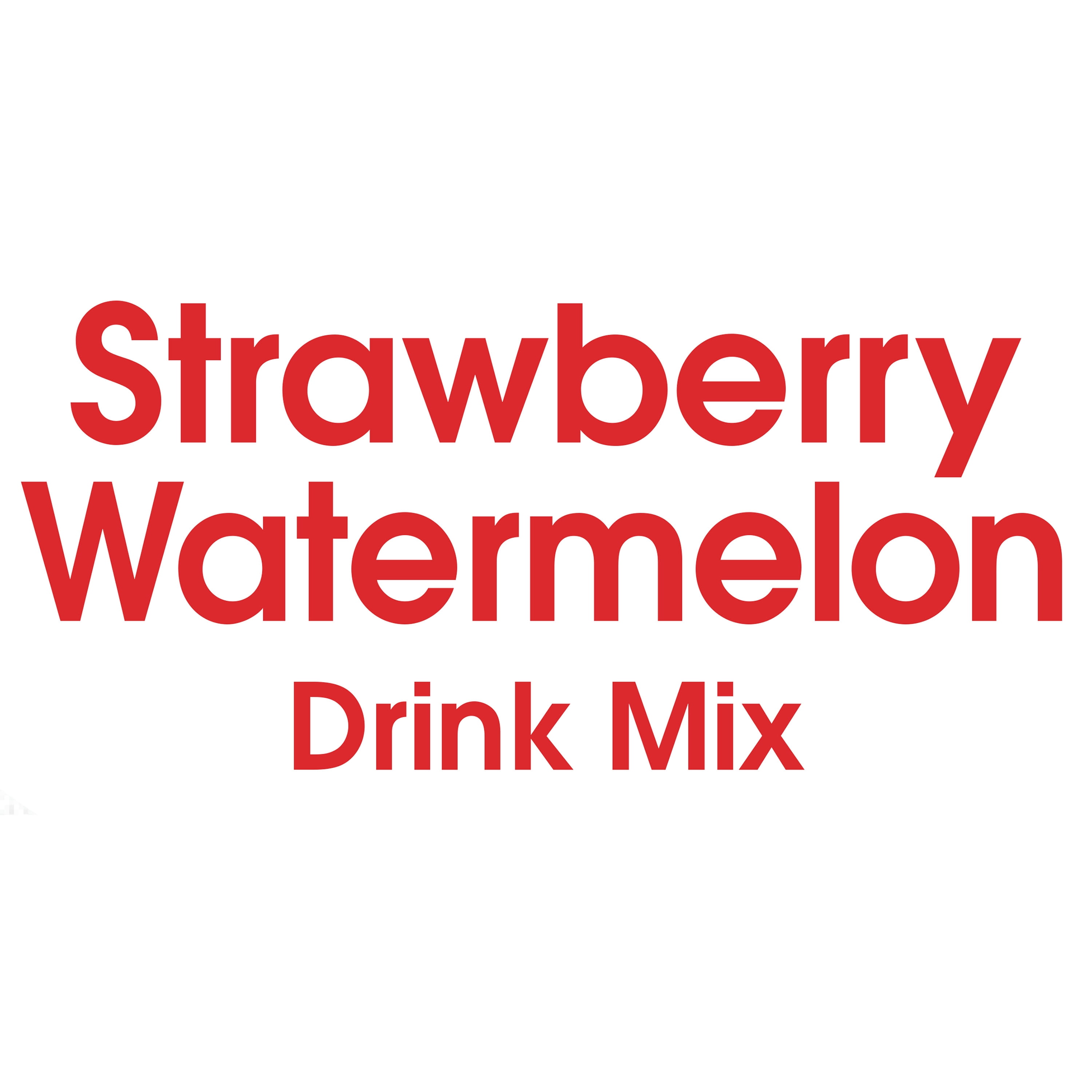 (12 pack) Great Value Sugar-Free Strawberry Watermelon Powdered Drink Mix, 0.42 oz, 6 Packets