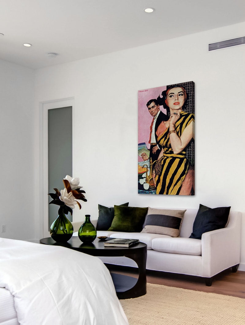 Marmont Hill Inc Marmont Hill - Marry for Love Painting Print on Canvas - Multi-color