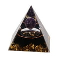thumbnail image 2 of Pyramide, pyramide d'Orgonite 5cm Méditation Pyramides d'Orgonite pour Énergie Positive, Guérison, Méditation, Chakra, 2 of 8