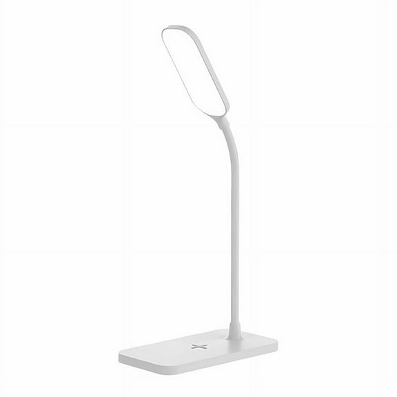 15W LED Desk Lamp Wireless Charging Desk Lamp Adjustable Light Eye Protection Desk Lamp Flexible Touch Activated White