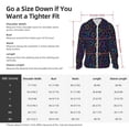 thumbnail image 5 of Uemuo Colored Hearts Pattern Women's Full Zip UPF 50+ Sun Protection Hoodie Jacket Long Sleeve Sun Shirt Hiking Outdoor Performance with Pockets-, 5 of 9
