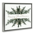 thumbnail image 4 of Stupell Industries Festive Fir Phrase Holiday Painting Gray Floater Framed Art Print Wall Art, 21 x 17, 4 of 10