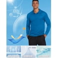 thumbnail image 5 of Pinspark Men's Long Sleeve Polo Quick Dry Lightweight Breathable UPF 50+ Sun Protection Shirt with Left Sleeve Pocket, 5 of 6
