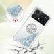 thumbnail image 3 of Funda para Xiaomi Poco X6 Pro 5G con Brillo Líquido Flotante, Purpurina, Parachoques y Anillo Giratorio Soporte, 3 of 5
