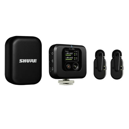 Shure MoveMic Two Receiver Kit - 50 Hz to 20 kHz Frequency Response - 98.43 ft Operating Range