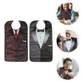 thumbnail image 3 of 2pcs Waterproof Adult Bibs Waterproof Clothing Protector Elder Patient Bibs, 3 of 7