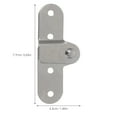 thumbnail image 2 of Pawsdot 2Pcs Attic Ladder Hinge Replacement Parts with Silver Iron for Safety and Easy Installation, 2 of 8