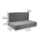 thumbnail image 3 of Funda De Cojín Para Asiento De Sofá RV, Funda De Cojín Elástica Resistente Al Agua Y Antiarañazos Totalmente Envuelta Para Comedor Y Autocaravana, 3 of 7