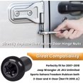 thumbnail image 4 of 8 Pcs Door Hinge Nut Bolt Replace 6511744Aa For 2007-2018 Jeep Wrangler, 4 of 5