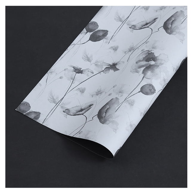 Nvzi Papel para embalaje de flores de alta calidad, impermeable, para ramos de flores (gris).