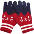thumbnail image 3 of Dalrosia Winter Knitted Touch Screen Gloves Women Men Cute Cat Warm Knit Gloves Mittens, 3 of 8