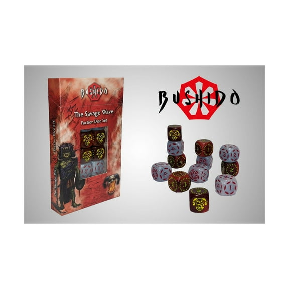 GCT Studios Savage Wave - Faction Dice Set (12) New