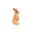 thumbnail image 2 of 3pcs Simulation Rabbit Figure Toys Realistic Bunny Model Ornaments Kids Toys, 2 of 9