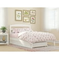 thumbnail image 4 of AFI Warren Solid Wood Full Bed with Twin Trundle in White, 4 of 6