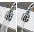 thumbnail image 2 of Kitchen Sink Aerator, 360-Degree Swivel Faucet Aerator, Water Saving Faucet with Gasket Faucet Replacement Part for Kitchen, Bathroom - 2 Spray Modes Adjustment, 2 of 8