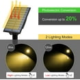 TRAHOOSolar Spotlights Outdoor Waterproof, Solar Landscape Spotlights