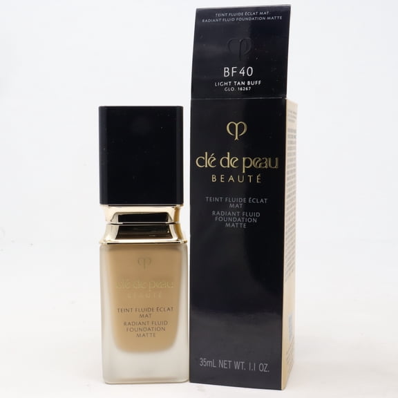 Cle De Peau Beaute Radiant Fluid Foundation Matte 1.1oz BF 40 Light Tan Buff