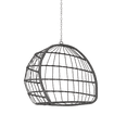 thumbnail image 6 of Faitaliicy Egg Swing Chair Without Stand Rattan Hanging Chair With Cushion And Pillow Foldable Hammock Chair Basket Chair Lounging Chair With Ceiling Hook For Indoor Outdoor Bedroom Patio Garden, 6 of 7